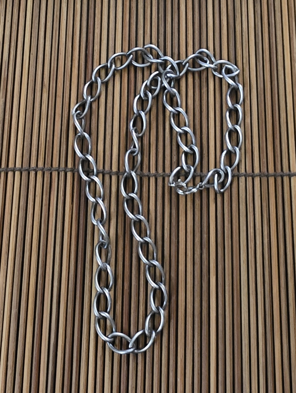 Sterling Silver Chain Necklace (Vintage)